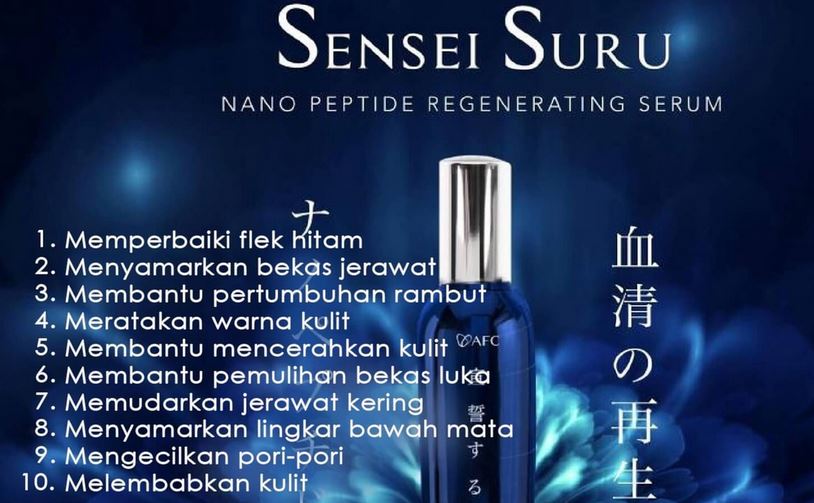 Kandungan Serum Sensei Suru AFC